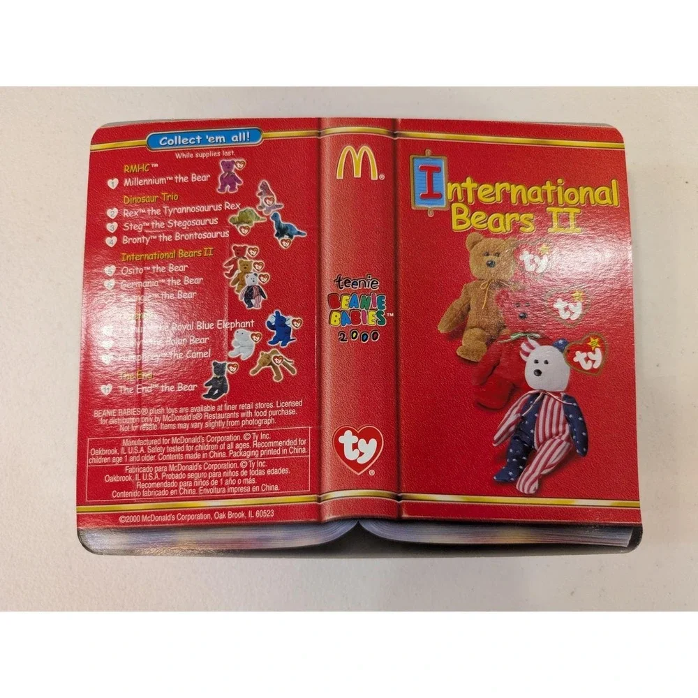 Ty Teenie Beanie‎ Babies International Bears II 2000 McDonald's Complete Set - Picture 2 of 2